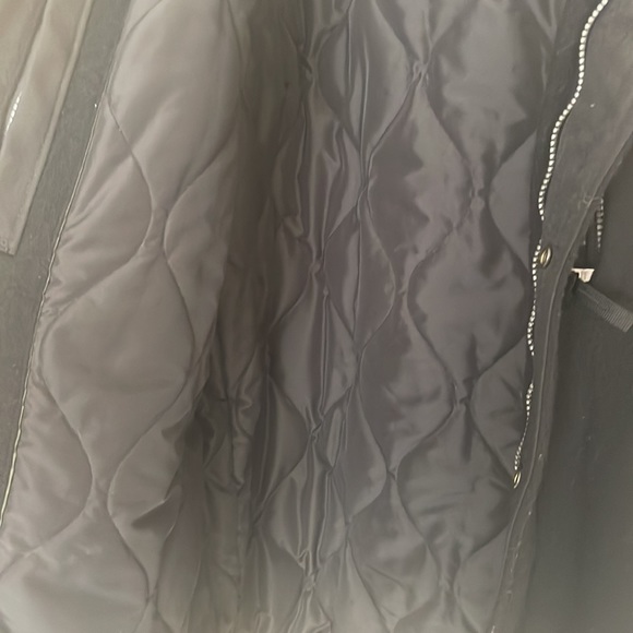 Banana Republic black mens wool blend coat - Picture 8 of 12